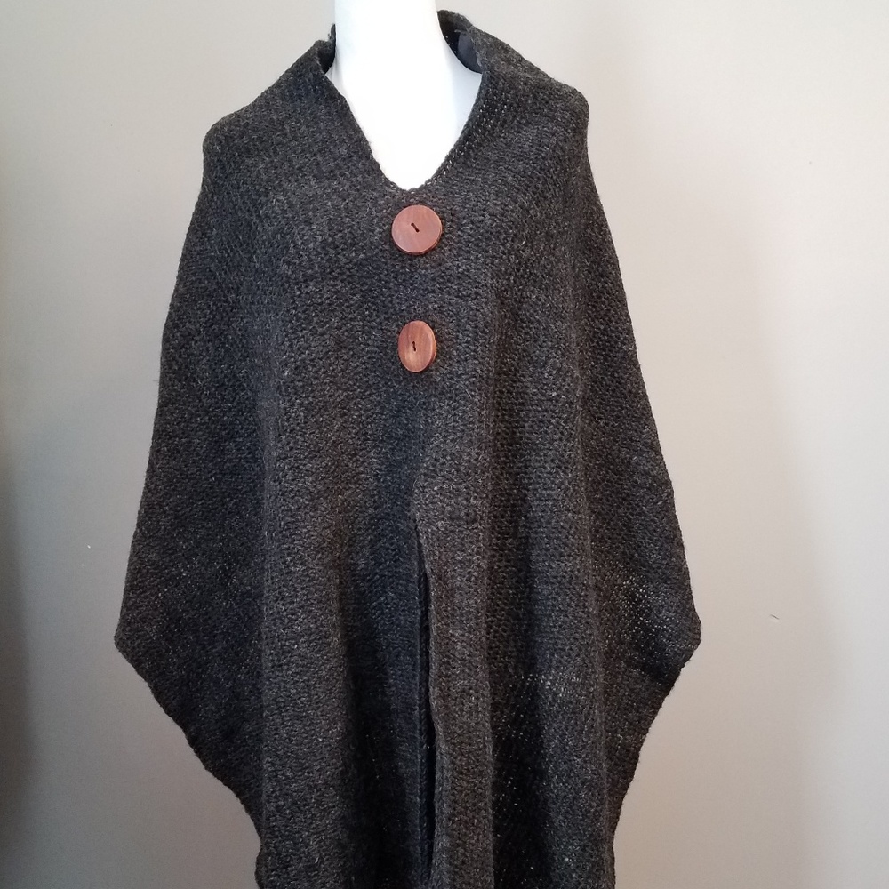 High low poncho/ cape